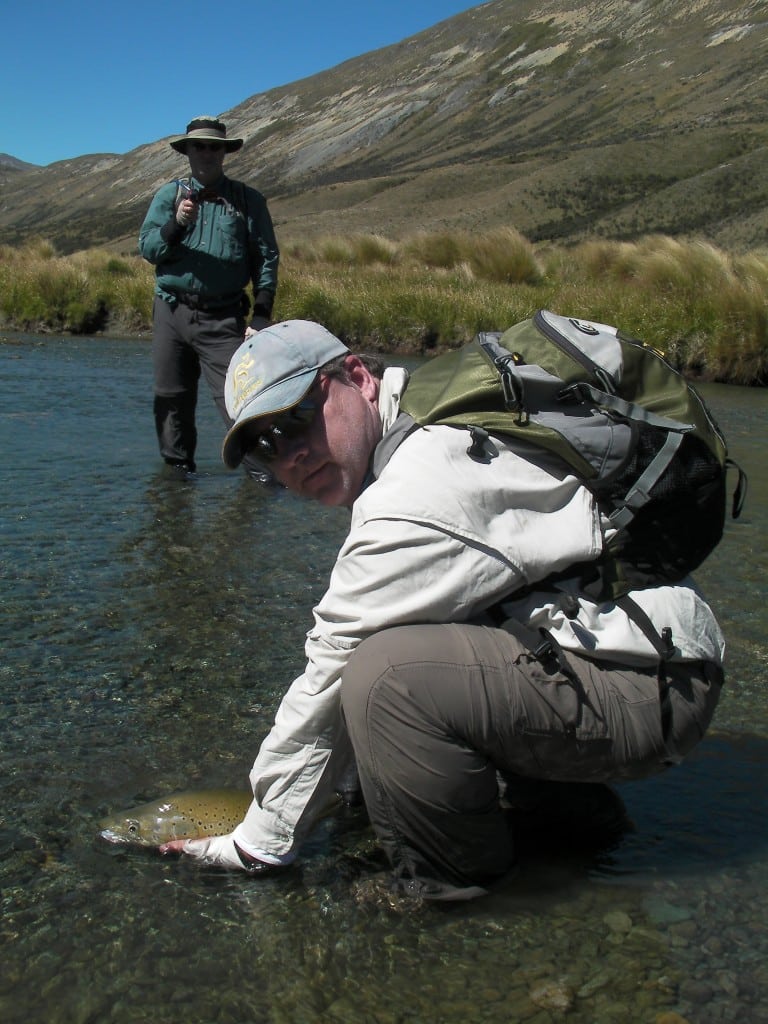 A week of backcountry Safari Fly Fishing near Queenstown New Zealand proves highly successful